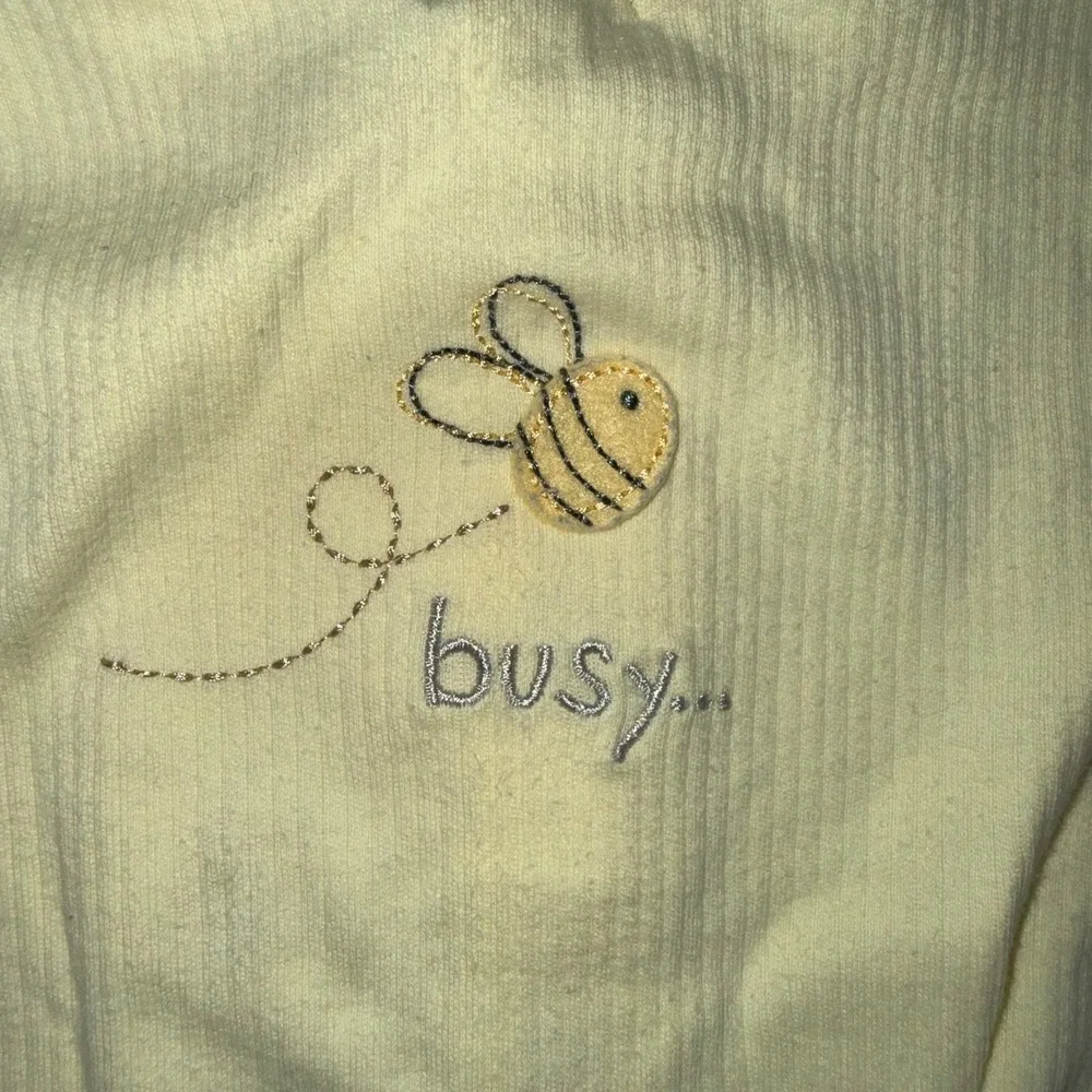 Carters Baby 6M Yellow Ribbed Cotton Busy Bees Turtle Footed Sleeper Snap Front